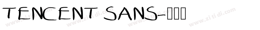 TENCENT SANS字体转换